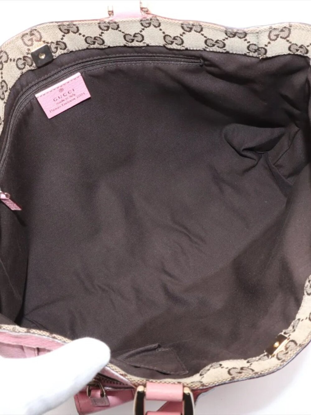 Gucci Limited Pink Leather Tote J11 - Picture 7 of 16